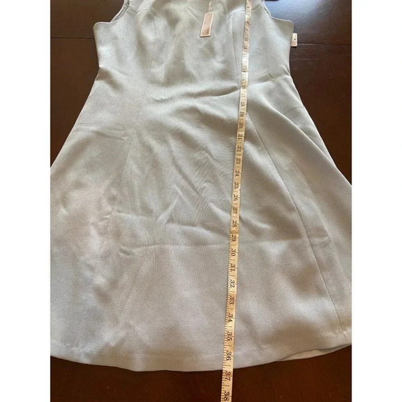 Chelsea28 Powder Blue Rear Zip Sleeveless Career Dress NEW FLAW Size L - Picture 11 of 12